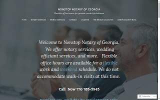 Nonstop Notary of Georgia website
