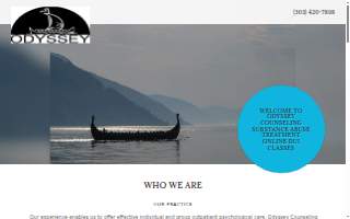 Odyssey Family Counseling Center website