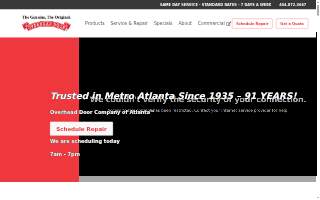 Overhead Door Company of Atlanta website