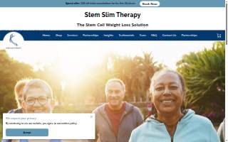 Stem Slim Therapy website
