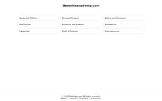 The Mills Academy website