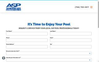 ASP - America's Swimming Pool Company of Columbus website