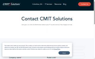 CMIT Solutions of Columbus website