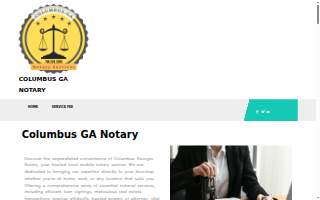 Columbus GA Notary website