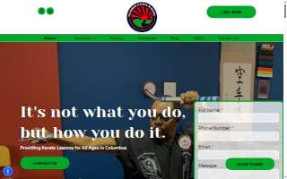 Columbus Karate Academy website