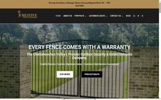 Creative Fence Designs website