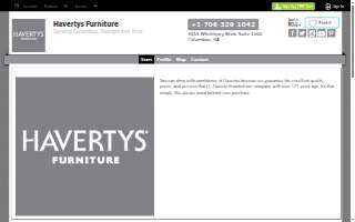 Havertys Furniture website