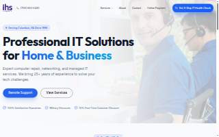 IHS Computers website