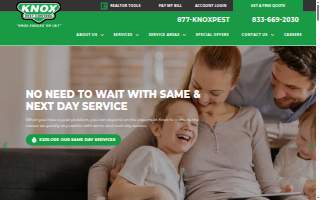 Knox Pest Control - Columbus website