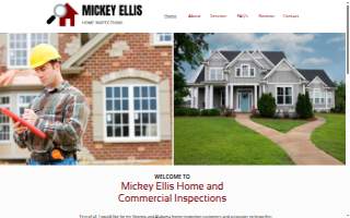 Mickey Ellis Home Inspections website