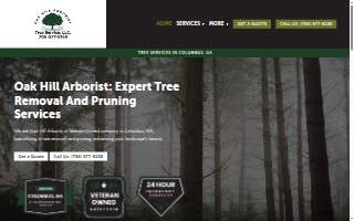 Oak Hill Arborist website