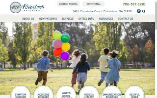 Rivertown Pediatrics website
