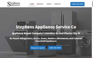 Stephens Appliance Service Co. website