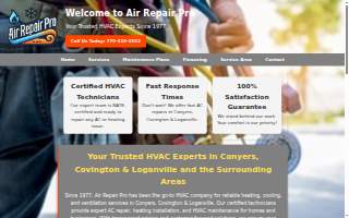 Air Repair Pro website