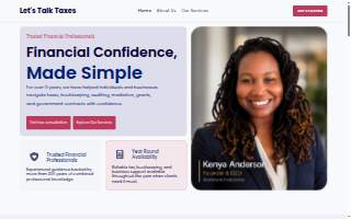 Anderson Tax, Bookkeeping and Grants Services, LLC website
