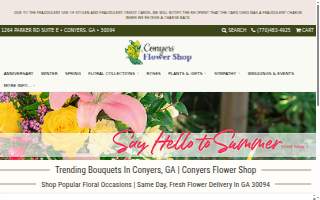 Conyers Flower Shop, Inc. website