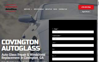 Covington Autoglass website