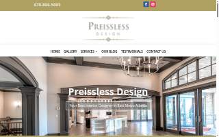 Preissless Design of Conyers website