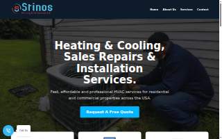 Stinos Heating & Air Services LLC website