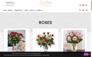 Sweet Psalms Florist website
