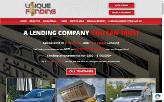 Unique Funding website