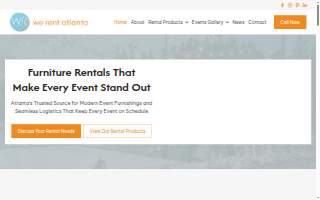 We Rent Atlanta website