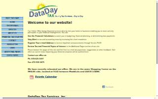 Dataday Tax Services website