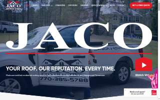 Jaco Contracting website
