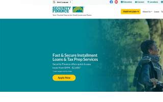 Security Finance website