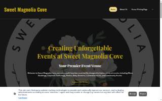 Sweet Magnolia Cove website