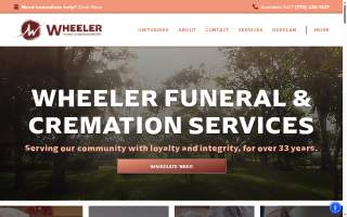 Wheeler Funeral Home & Crematory website