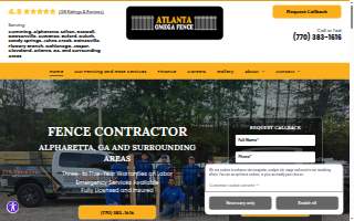 Atlanta Omega Fence website