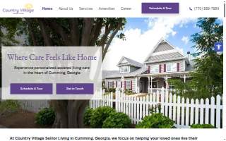 Country Village Senior Living website