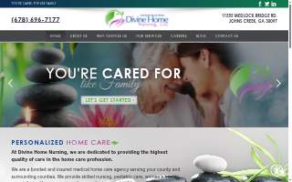 Divine Home Nursing, LLC website