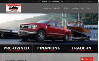 Downtown Auto Sales website