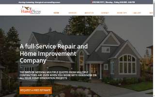 HandiNow Handyman Services website