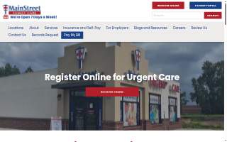 MainStreet Family Care website