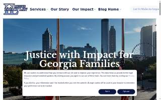 Meeks Impact Law website