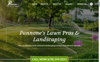 Pannone's Landscaping website