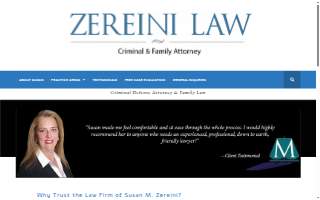 The Law Office of Susan M. Zereini, LLC website