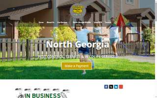Coppermines Pest Control website