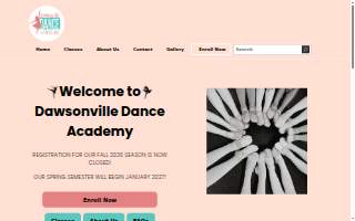 Dawsonville Dance website