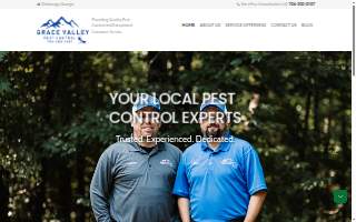 Grace Valley Pest Control website