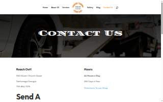 Hardin Towing website