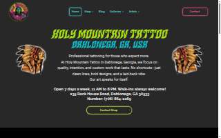 Holy Mountain Tattoo website