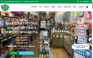 Bark Street Petopia website