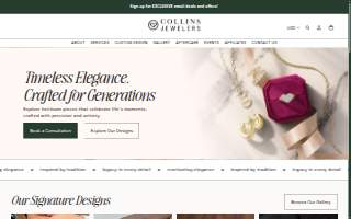 Collins Jewelers website