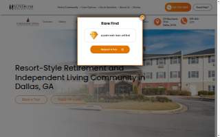 Creekside Pines Retirement Community website