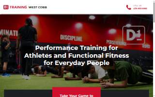 D1 Training West Cobb website