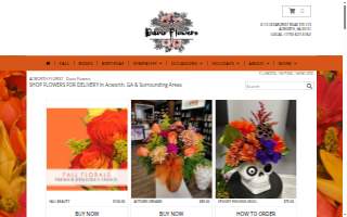 Davis Flowers website